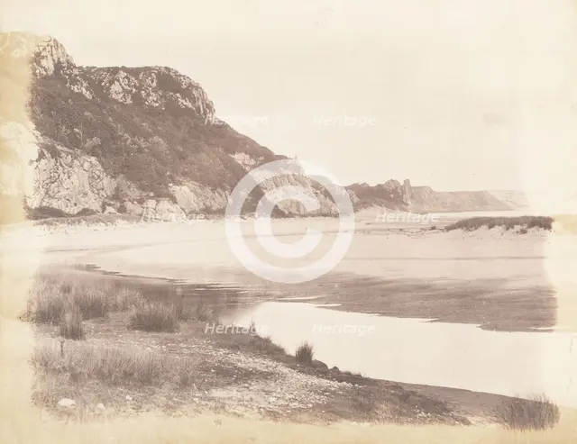 The Great Torr and Crawley Rocks, 1853-56. Creator: John Dillwyn Llewelyn.