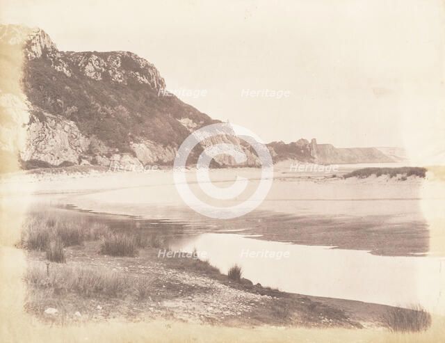 The Great Torr and Crawley Rocks, 1853-56. Creator: John Dillwyn Llewelyn.