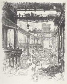 The Great Tower: Pig-Iron, 1916. Creator: Joseph Pennell