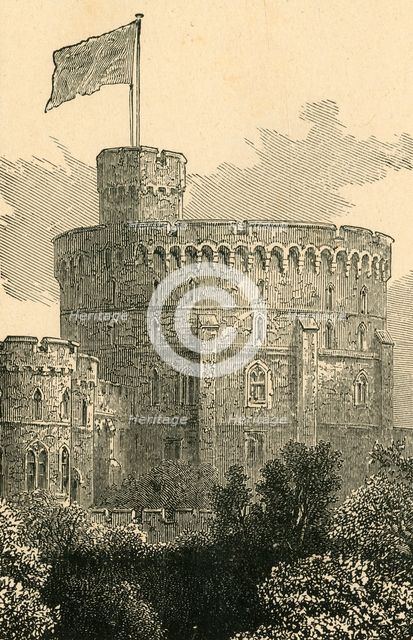 'The Great Tower, Windsor Castle', c1897. Creator: Unknown.