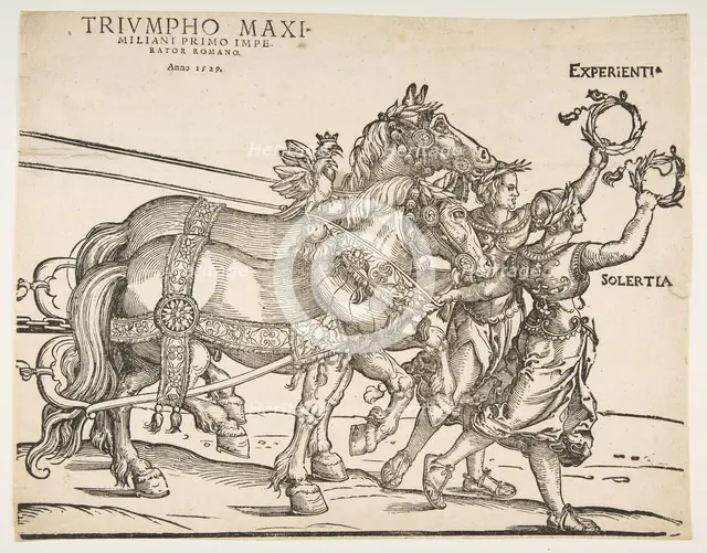The Great Triumphal Car, eight sheet.n.d. Creator: Unknown.