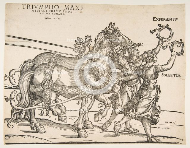 The Great Triumphal Car, eight sheet.n.d. Creator: Unknown.