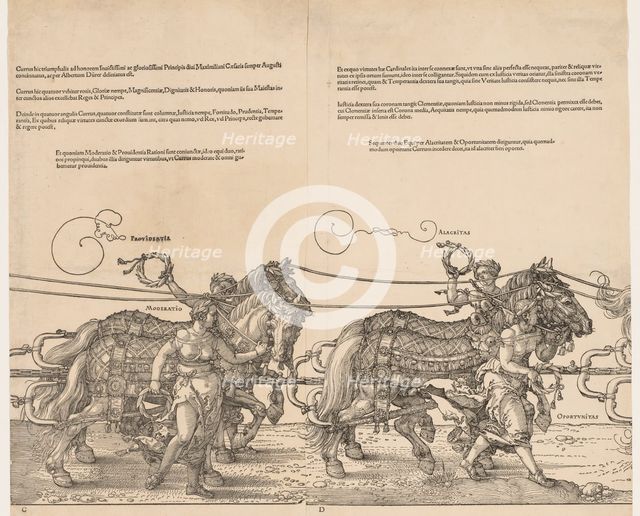 The Great Triumphal Car of Emperor Maximilian, 1523. Creator: Albrecht Dürer (German, 1471-1528).