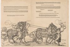 The Great Triumphal Car of Emperor Maximilian, 1523. Creator: Albrecht Dürer (German, 1471-1528)