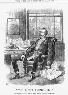 "The Great Unemployed", 1886. Creator: Joseph Swain