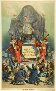 The Great Unknown, from Puck, 1896. Creator: Louis Dalrymple