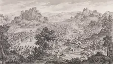 The Great Victory of Qurman, 1770. Creator: Augustin de Saint-Aubin