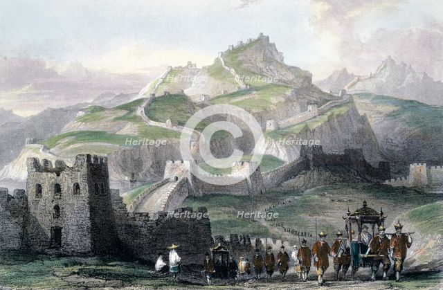 'The Great Wall of China', 1843. Creator: Thomas Allom.