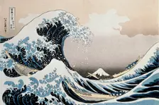 The Great Wave off the Coast of Kanagawa c1829-c1831. Artist: Hokusai