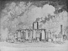 The Great White Cloud, Leeds. c1910. Artist: Joseph Pennell