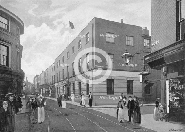 'The Great White Horse Hotel, Ipswich', c1896. Artist: William Vick.