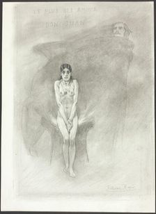 The Greatest Love of Don Juan, 1879. Creator: Félicien Rops