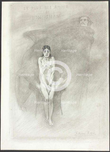 The Greatest Love of Don Juan, 1879. Creator: Félicien Rops.