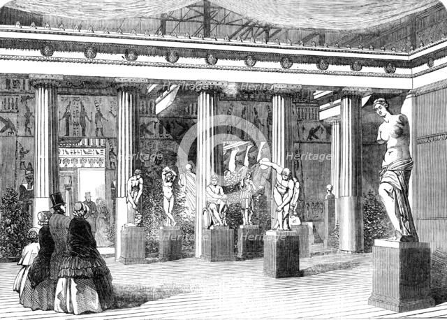 The Greek Court, at the Crystal Palace, 1854. Creator: Unknown.