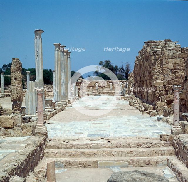 The Greek Gymnasium in Salamis. Artist: Unknown