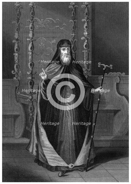 'The Greek Patriarch'.Artist: Charles Holl