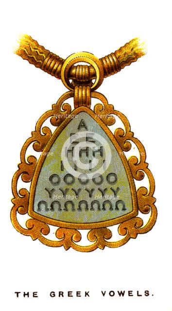 The Greek Vowels, 1923. Artist: Unknown