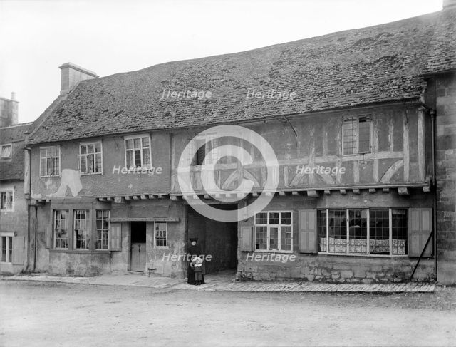 The Green, Northleach, Northleach With Eastington, Gloucestershire, c1860-c1922. Artist: Henry Taunt