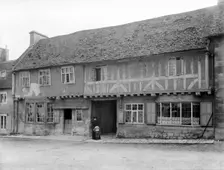The Green, Northleach, Northleach With Eastington, Gloucestershire, c1860-c1922. Artist: Henry Taunt