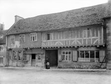 The Green, Northleach, Northleach With Eastington, Gloucestershire, c1860-c1922. Artist: Henry Taunt