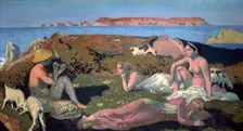 The Green Beach, Perros Guirec 1909. Artist: Maurice Denis