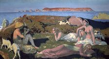 The Green Beach, Perros Guirec 1909. Artist: Maurice Denis