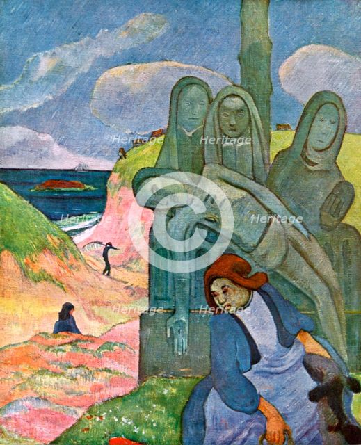 'The Green Christ', 1889 (1939).Artist: Paul Gauguin