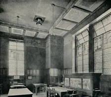 The Green Dining-room at South Kensington Museum c1870. Creator: Unknown