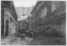 The Green Dragon Inn, Bishopsgate, City of London, 1871. Artist: E Edwards