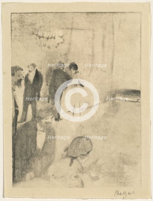 The Green Room, c. 1876/1877. Creator: Edgar Degas.