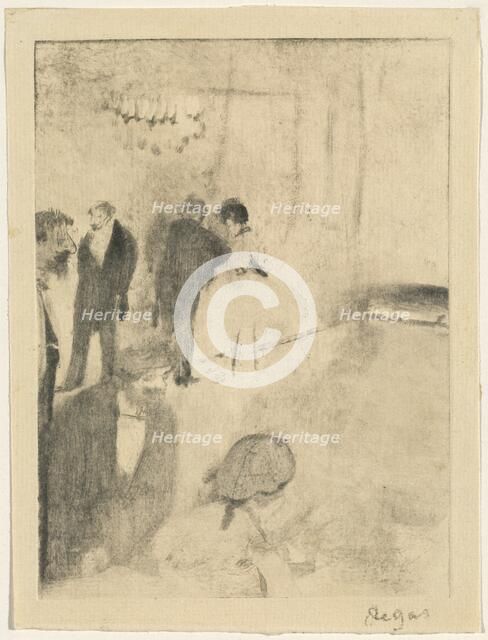 The Green Room, c. 1876/1877. Creator: Edgar Degas.