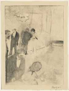 The Green Room, c. 1876/1877. Creator: Edgar Degas