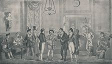 The Green Rooom at Drury Lane Theatre, 1821 (1920). Artists: Isaac Robert Cruikshank, George Cruikshank