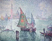 The Green Sail, Venice 1904. Artist: Paul Signac