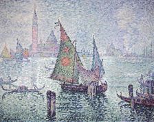 The Green Sail, Venice 1904. Artist: Paul Signac