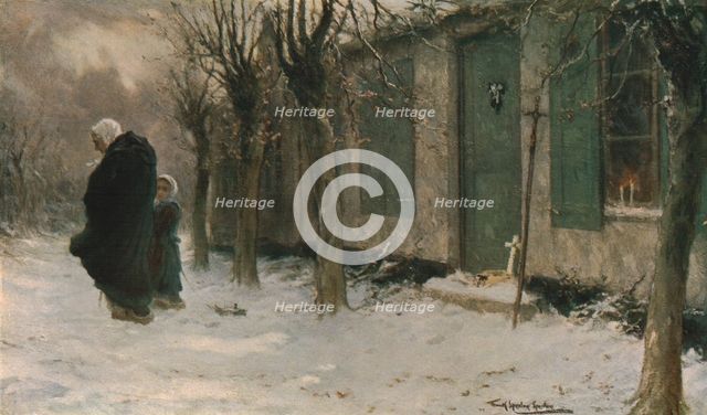 'The Green Shutters: Viaticum, Belgium', 1918, (c1930).  Creator: Frank Spenlove-Spenlove.