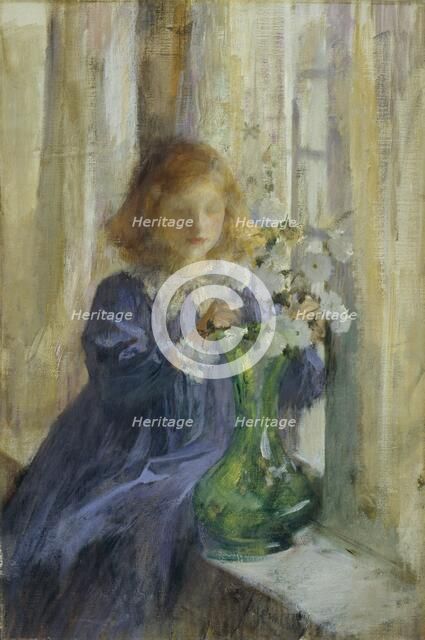 'The green vase', 1882-1923. Artist: James Jebusa Shannon