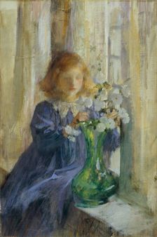 The green vase 1882-1923. Creator: James Jebusa Shannon
