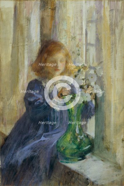 'The green vase', 1882-1923. Creator: James Jebusa Shannon.