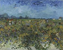 The Green Vineyard, 1888. Creator: Gogh, Vincent, van (1853-1890)