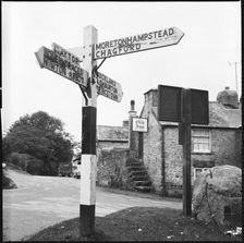 The Green, Widecombe in the Moor, Dartmoor, Devon, 1967. Creator: Eileen Deste