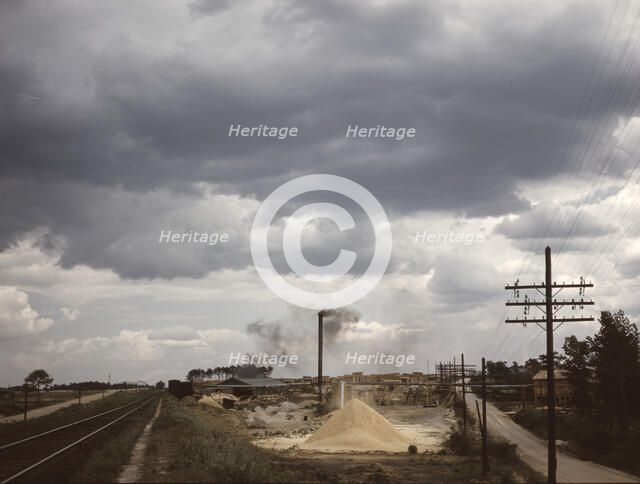 The Greensboro Lumber Co., Greensboro, Ga., 1941. Creator: Jack Delano.