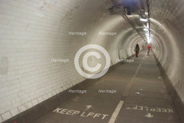 The Greenwich Foot Tunnel, London, England, UK, 2/3/10.  Creator: Ethel Davies.
