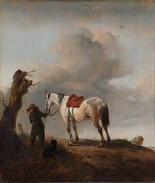 The Grey Horse, c.1646. Creator: Philip Wouverman