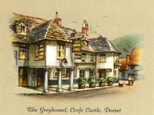 The Greyhound, Corfe Castle, Dorset 1936. Creator: Unknown