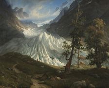 The Grindelwald Glacier, 1838. Creator: Thomas Fearnley