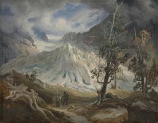 The Grindelwald Glacier, probably 1837. Creator: Thomas Fearnley