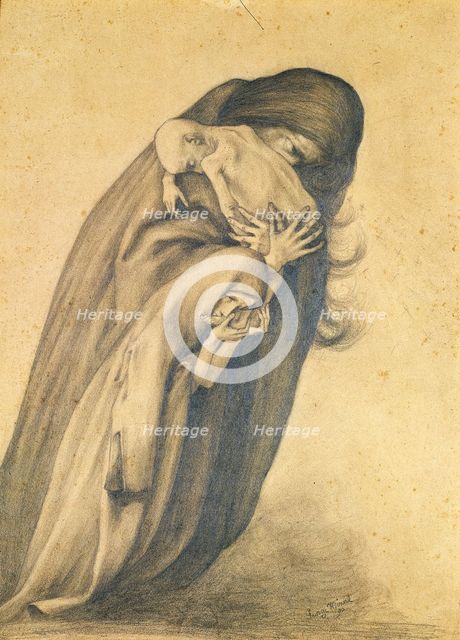 The Grieving Mother, 1890. Artist: Minne, George, Baron (1866-1941)