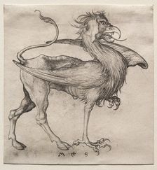 The Griffin, 1400s. Creator: Martin Schongauer (German, c.1450-1491)