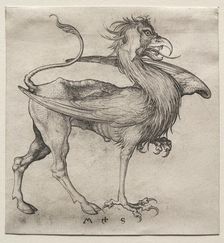 The Griffin, 1400s. Creator: Martin Schongauer (German, c.1450-1491)